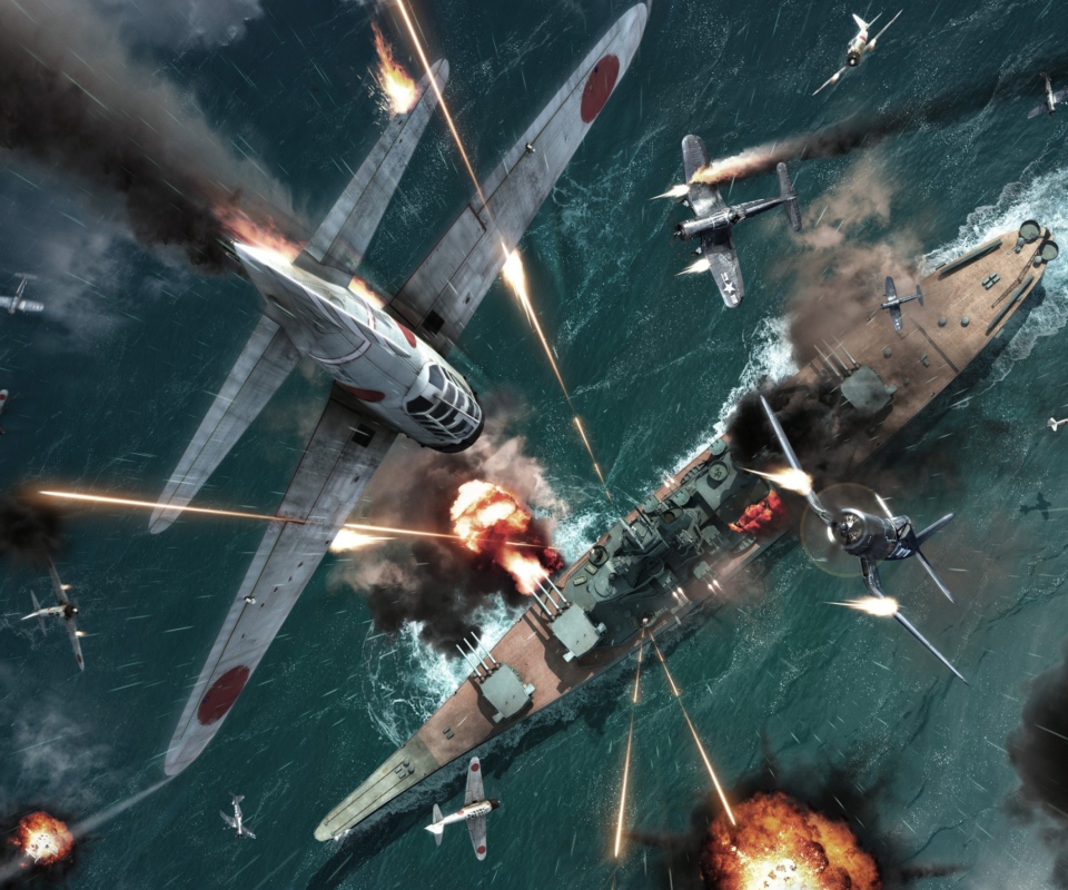 Das Battlestations: Pacific Xbox Wallpaper 960x800