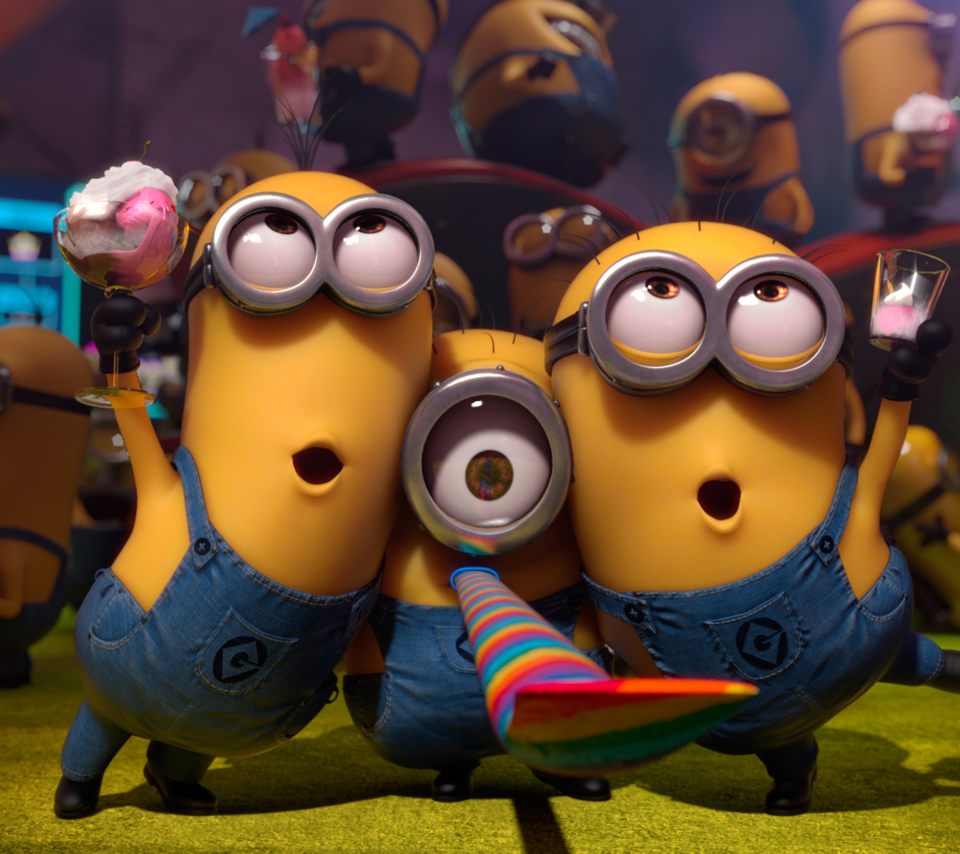 Minions Party wallpaper 960x854