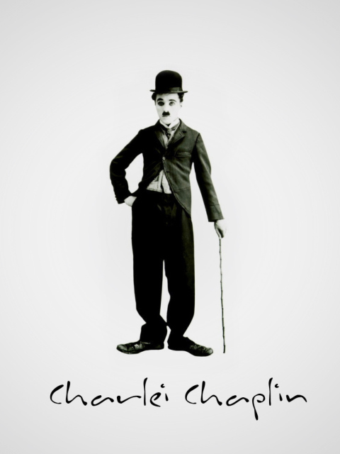 Обои Charles Chaplin 480x640