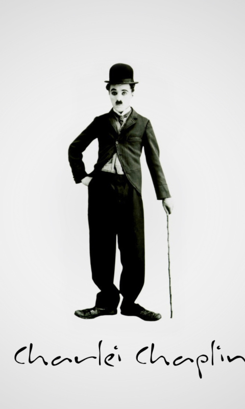 Обои Charles Chaplin 480x800