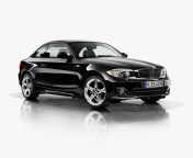 Fondo de pantalla BMW 125i black Coupe 176x144