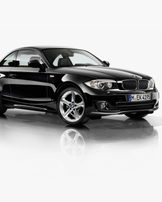 BMW 125i black Coupe sfondi gratuiti per 320x480