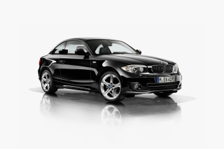 BMW 125i black Coupe Picture for Android, iPhone and iPad