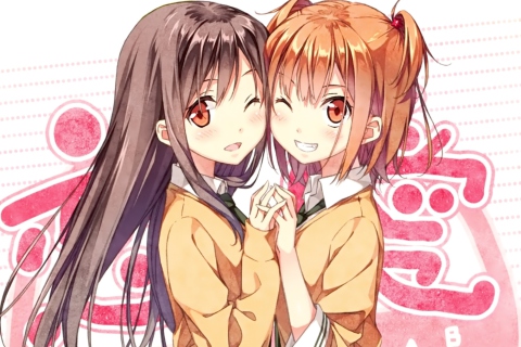 Das Anime Girls Wallpaper 480x320