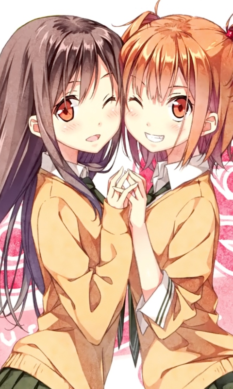 Das Anime Girls Wallpaper 480x800