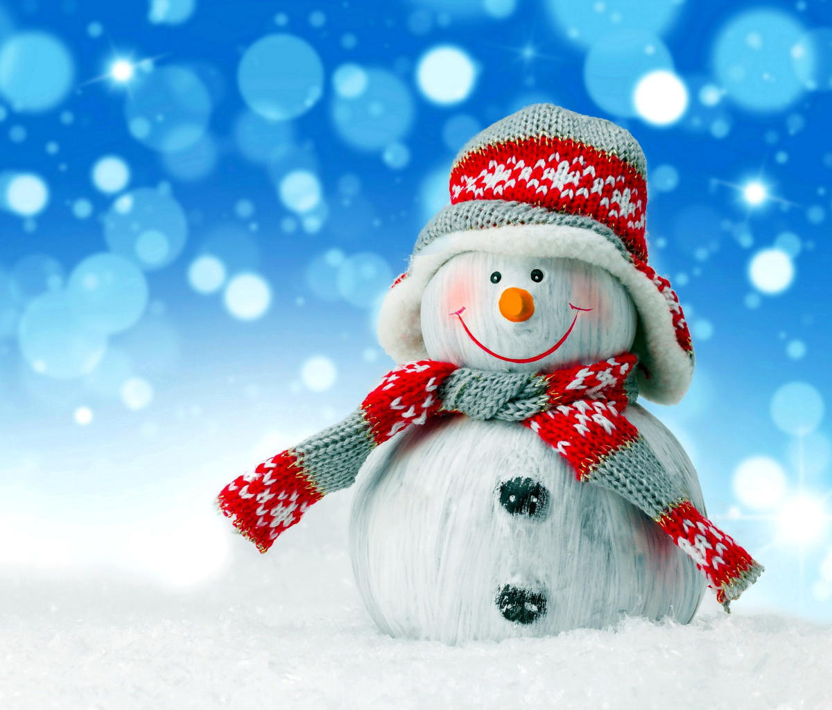 Fondo de pantalla Christmas Snowman Festive Sign 1200x1024