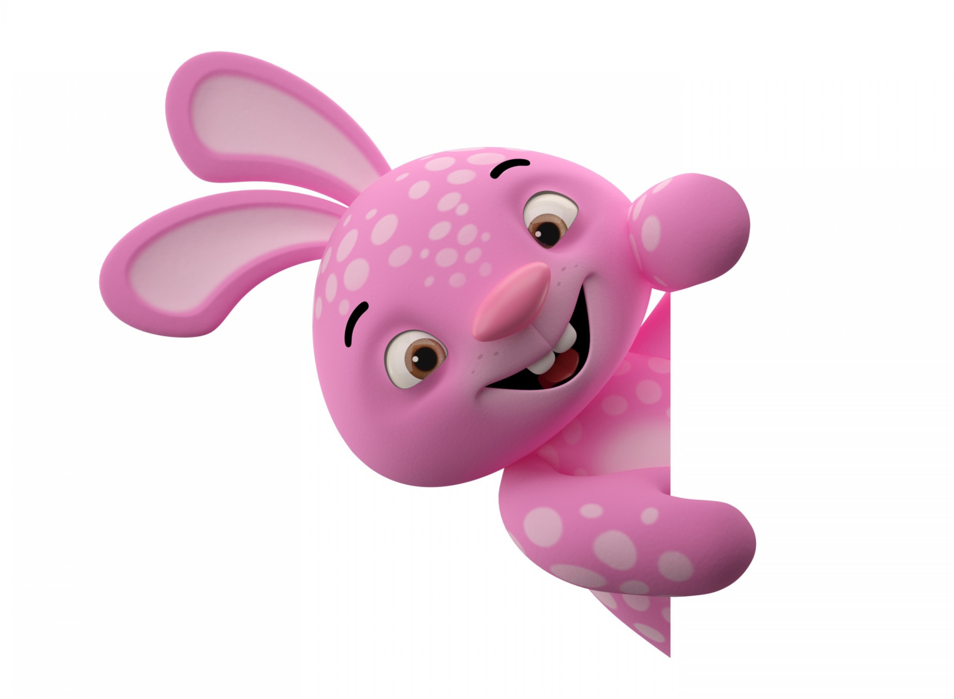 Fondo de pantalla 3D Pink Rabbit 1920x1408