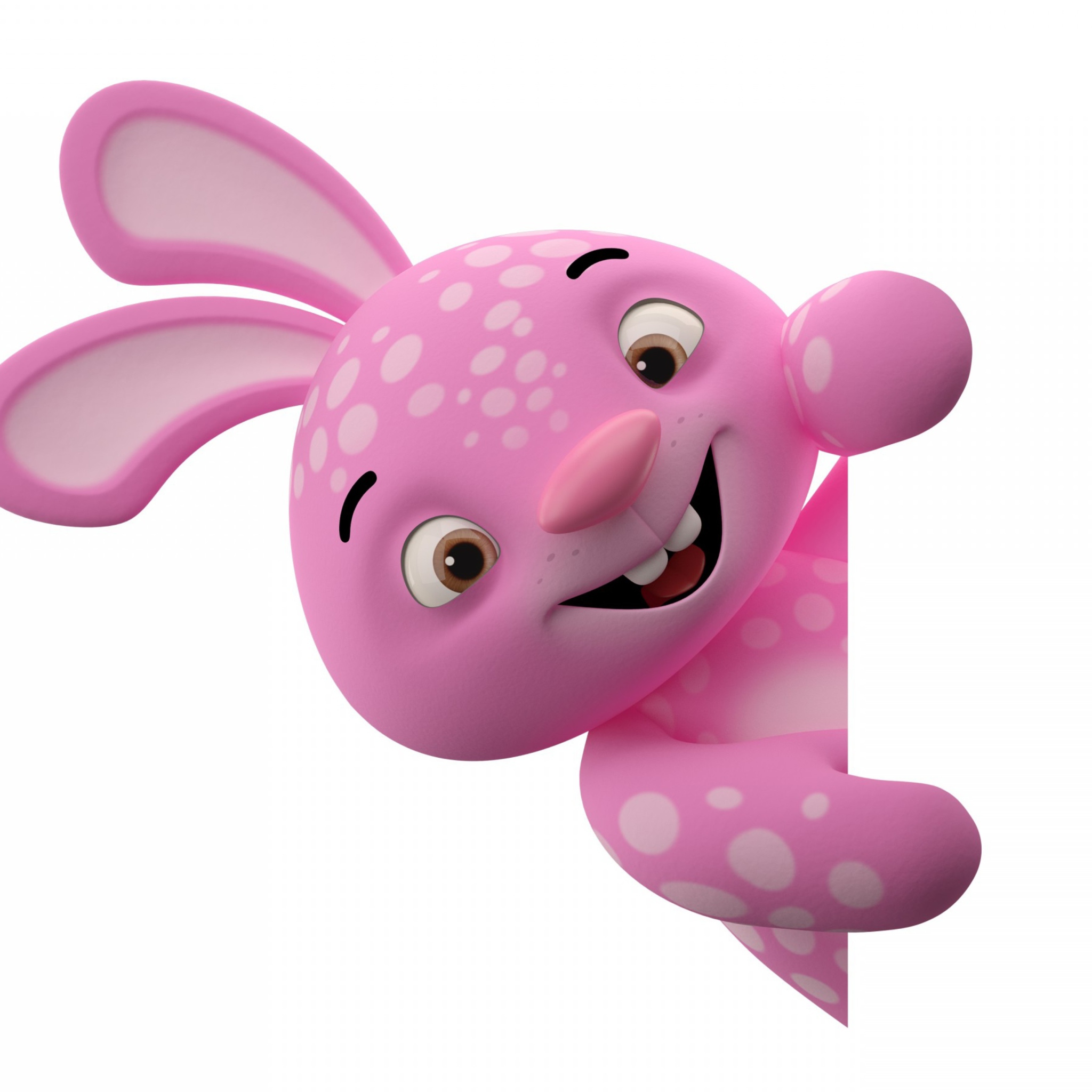 Screenshot №1 pro téma 3D Pink Rabbit 2048x2048
