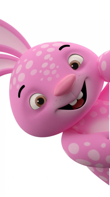 Fondo de pantalla 3D Pink Rabbit 360x640