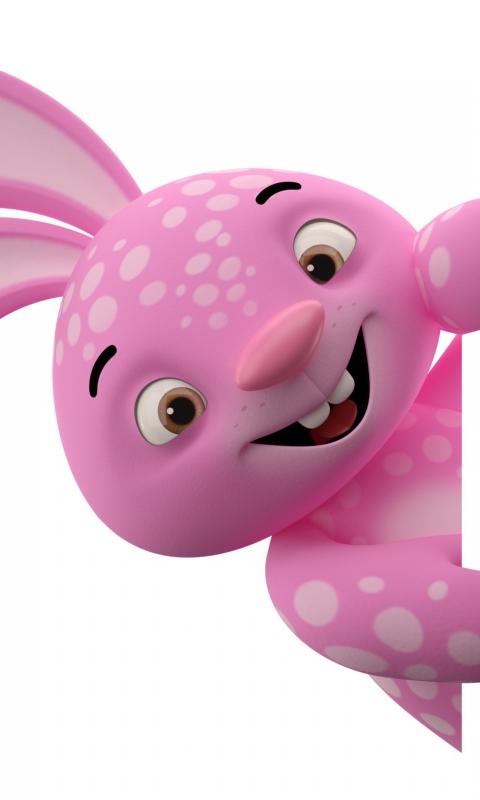 3D Pink Rabbit screenshot #1 480x800