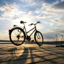 Fondo de pantalla Bicycle At Sunny Day 208x208
