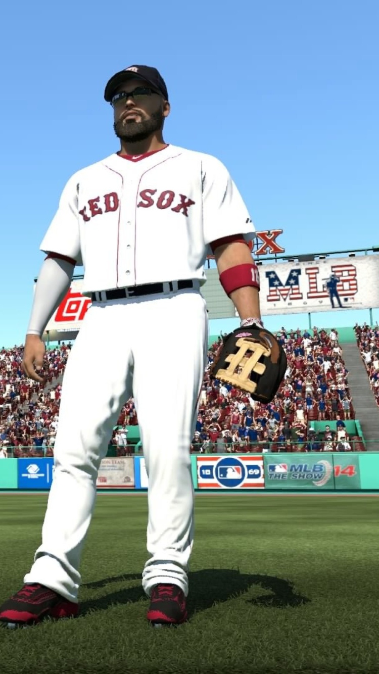 Обои Baseball Red Sox 750x1334