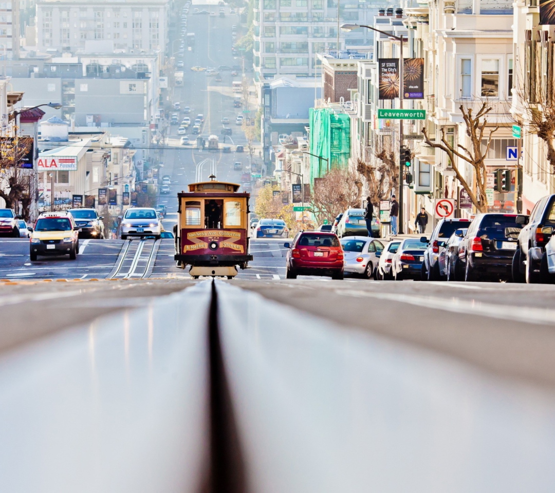 Das San Francisco Streets Wallpaper 1080x960