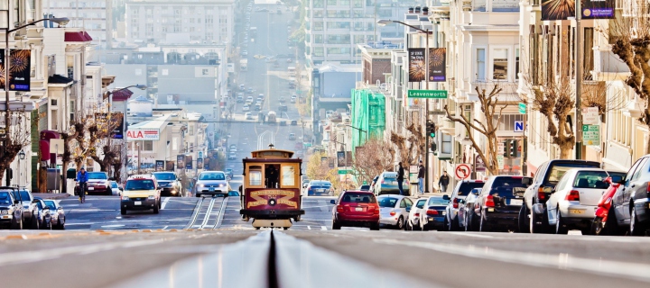 San Francisco Streets wallpaper 720x320