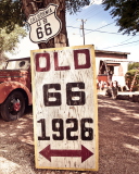 Das Historic Route 66 Wallpaper 128x160