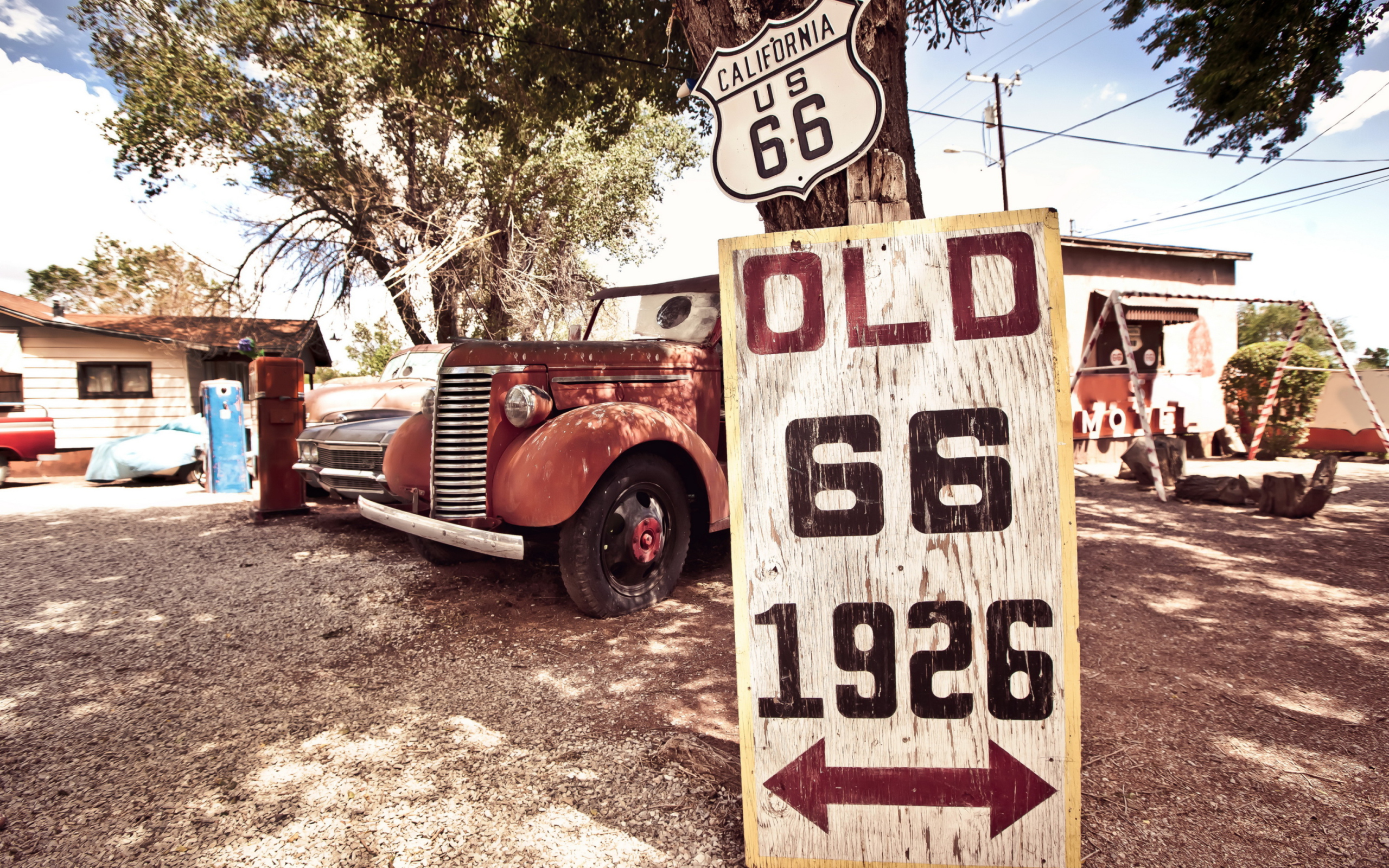 Das Historic Route 66 Wallpaper 2560x1600