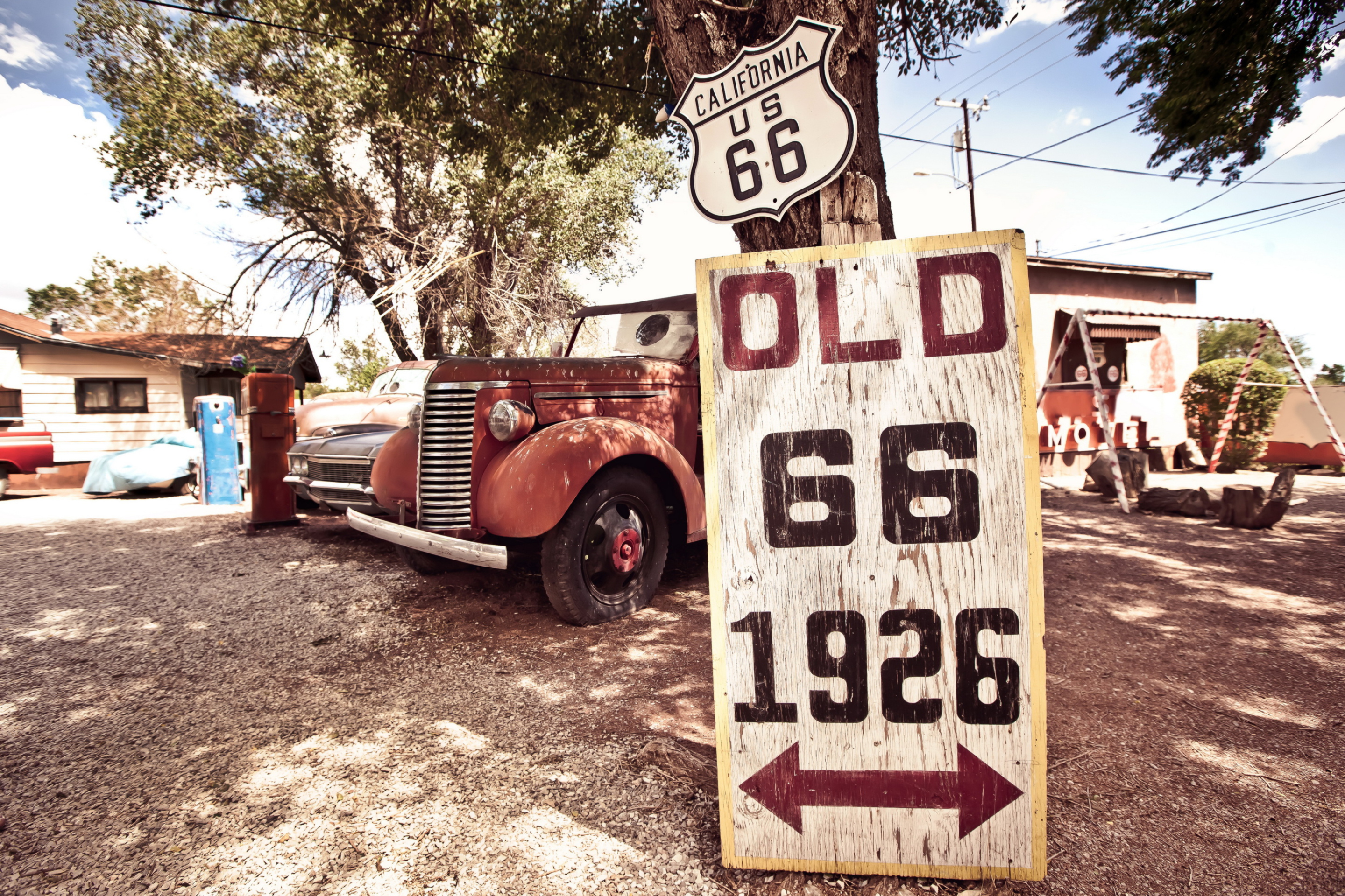Das Historic Route 66 Wallpaper 2880x1920