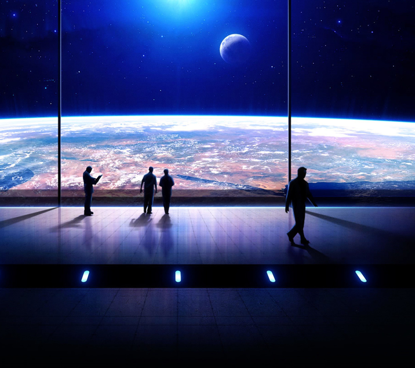 Space Odyssey wallpaper 1440x1280