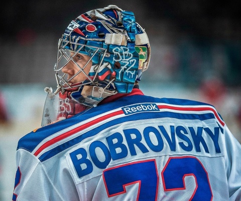 Обои Sergei Bobrovsky NHL 480x400