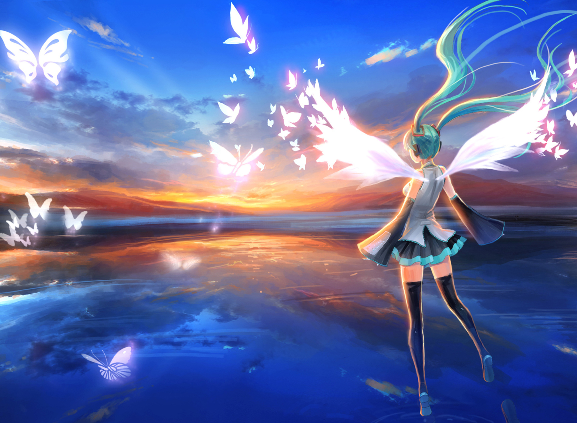 Das Vocaloid, Hatsune Miku Wallpaper 1920x1408