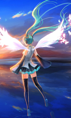 Screenshot №1 pro téma Vocaloid, Hatsune Miku 240x400