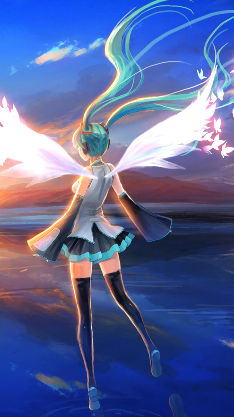 Das Vocaloid, Hatsune Miku Wallpaper 750x1334