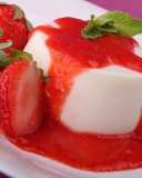 Das Strawberry Dessert Wallpaper 128x160
