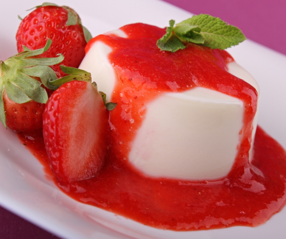 Fondo de pantalla Strawberry Dessert 960x800