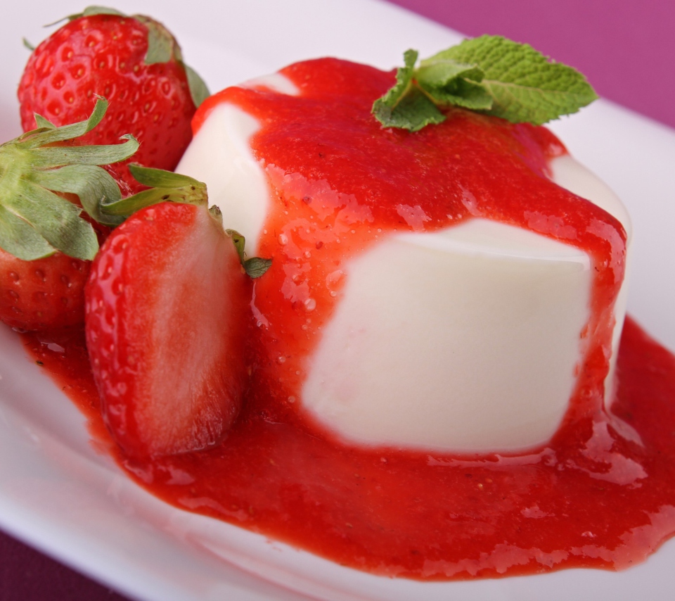 Strawberry Dessert wallpaper 960x854