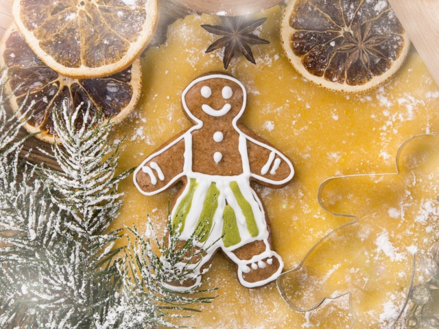 Xmas Gingerbread wallpaper 640x480