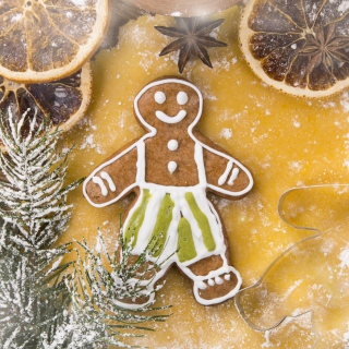 Xmas Gingerbread - Obrázkek zdarma pro iPad