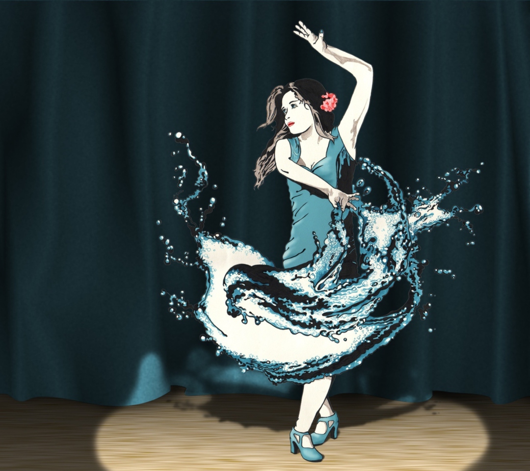 Splash Dance wallpaper 1080x960