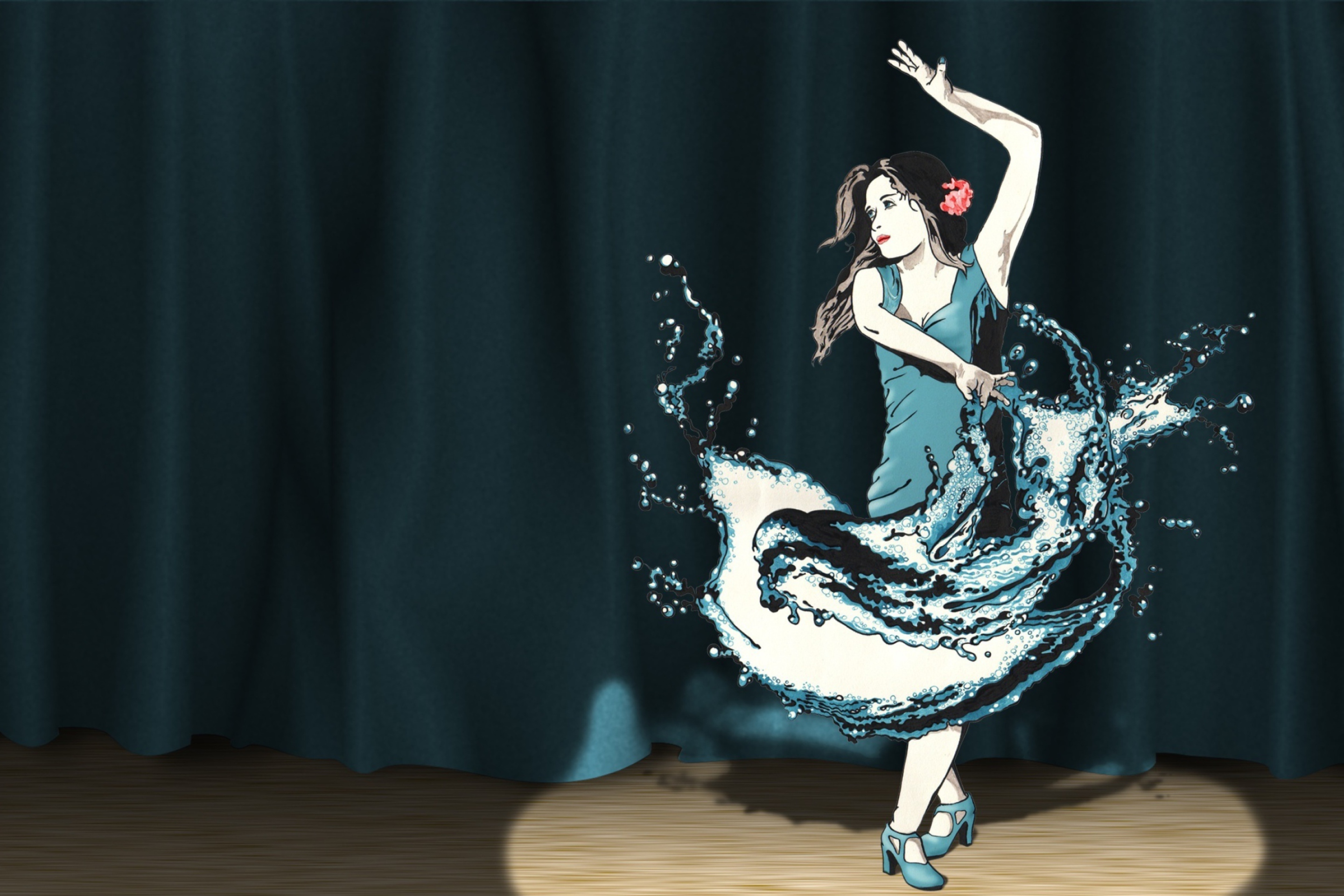 Das Splash Dance Wallpaper 2880x1920