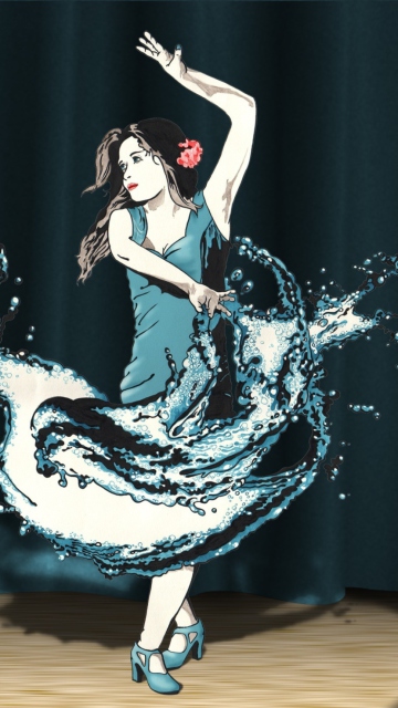 Splash Dance wallpaper 360x640
