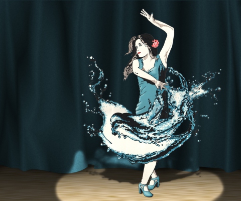 Das Splash Dance Wallpaper 480x400