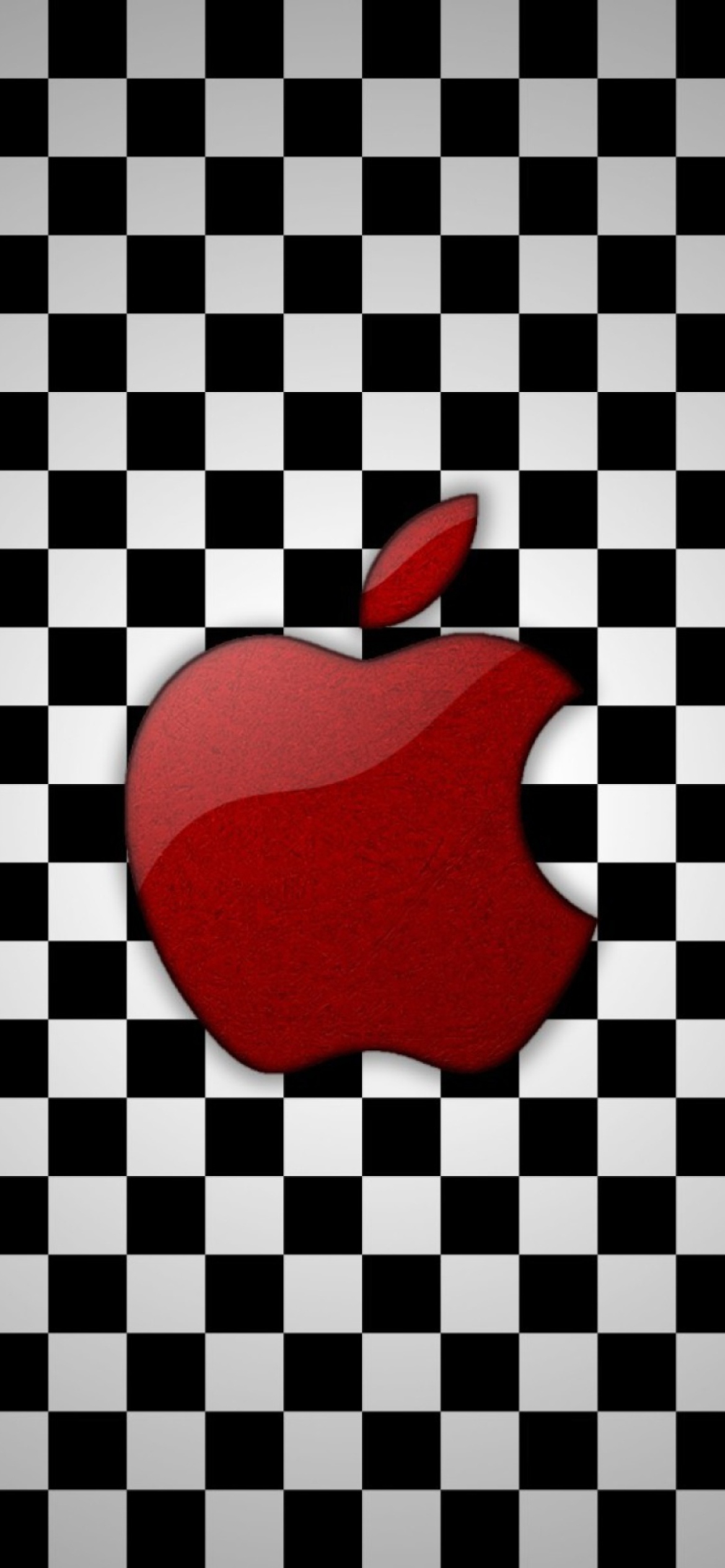 Apple Red Logo wallpaper 1170x2532