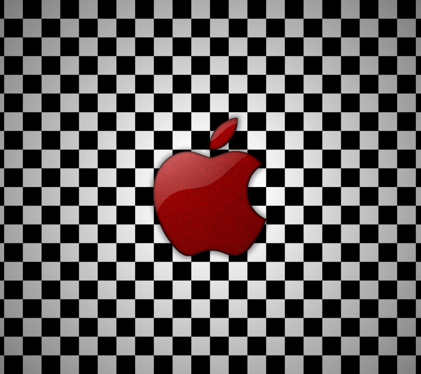 Das Apple Red Logo Wallpaper 1440x1280