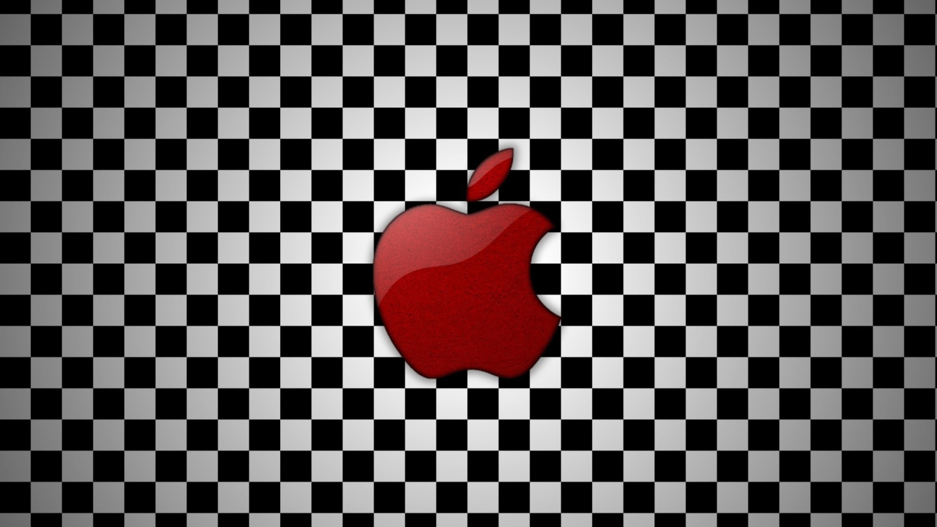 Apple Red Logo wallpaper 1920x1080