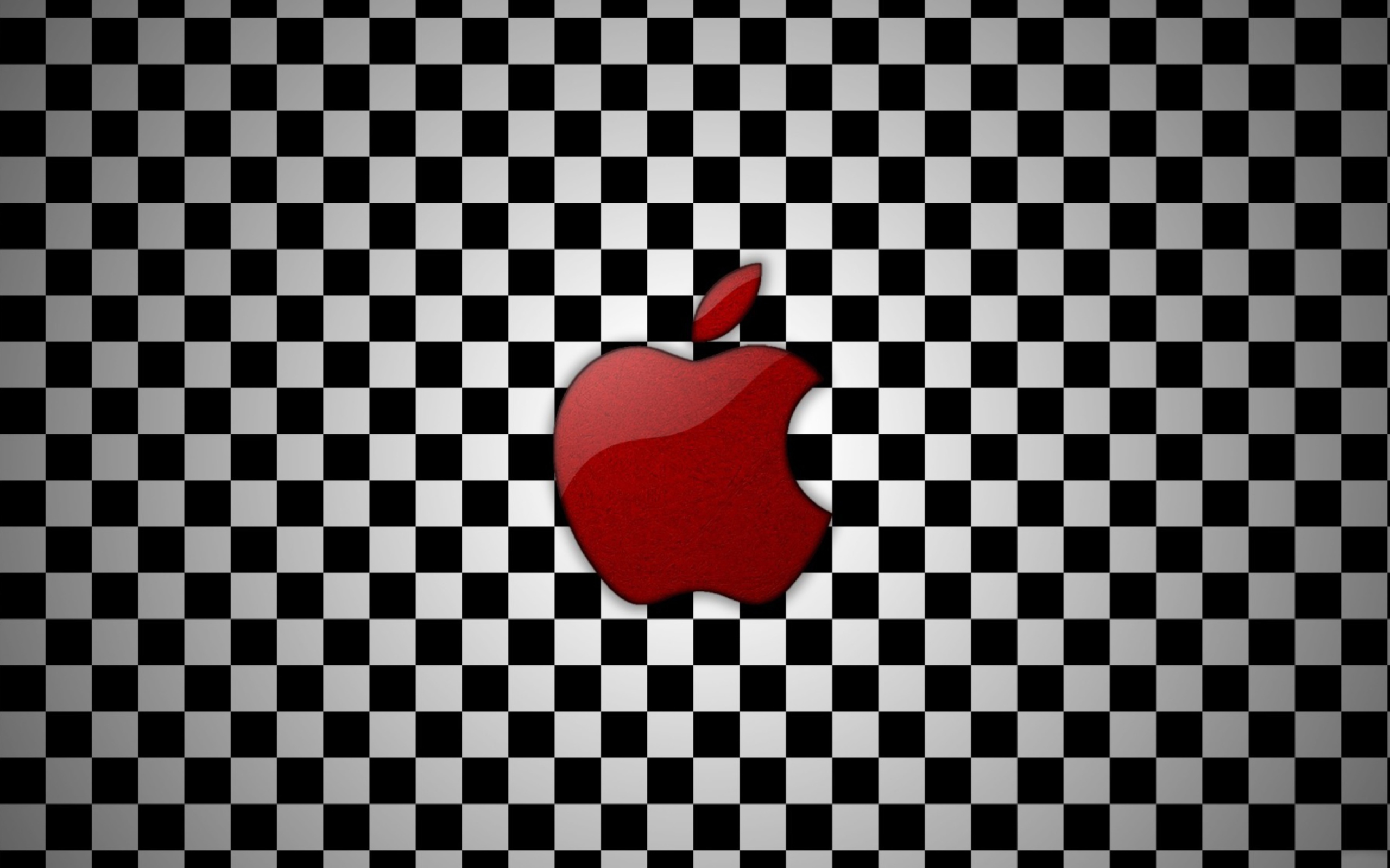 Apple Red Logo wallpaper 2560x1600