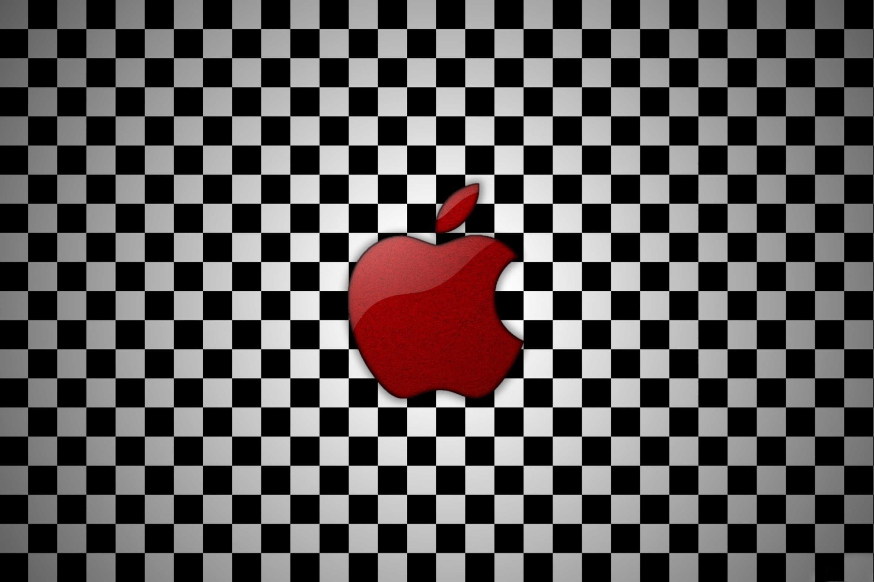 Apple Red Logo wallpaper 2880x1920