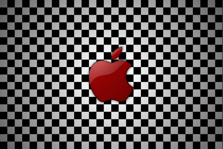Fondo de pantalla Apple Red Logo