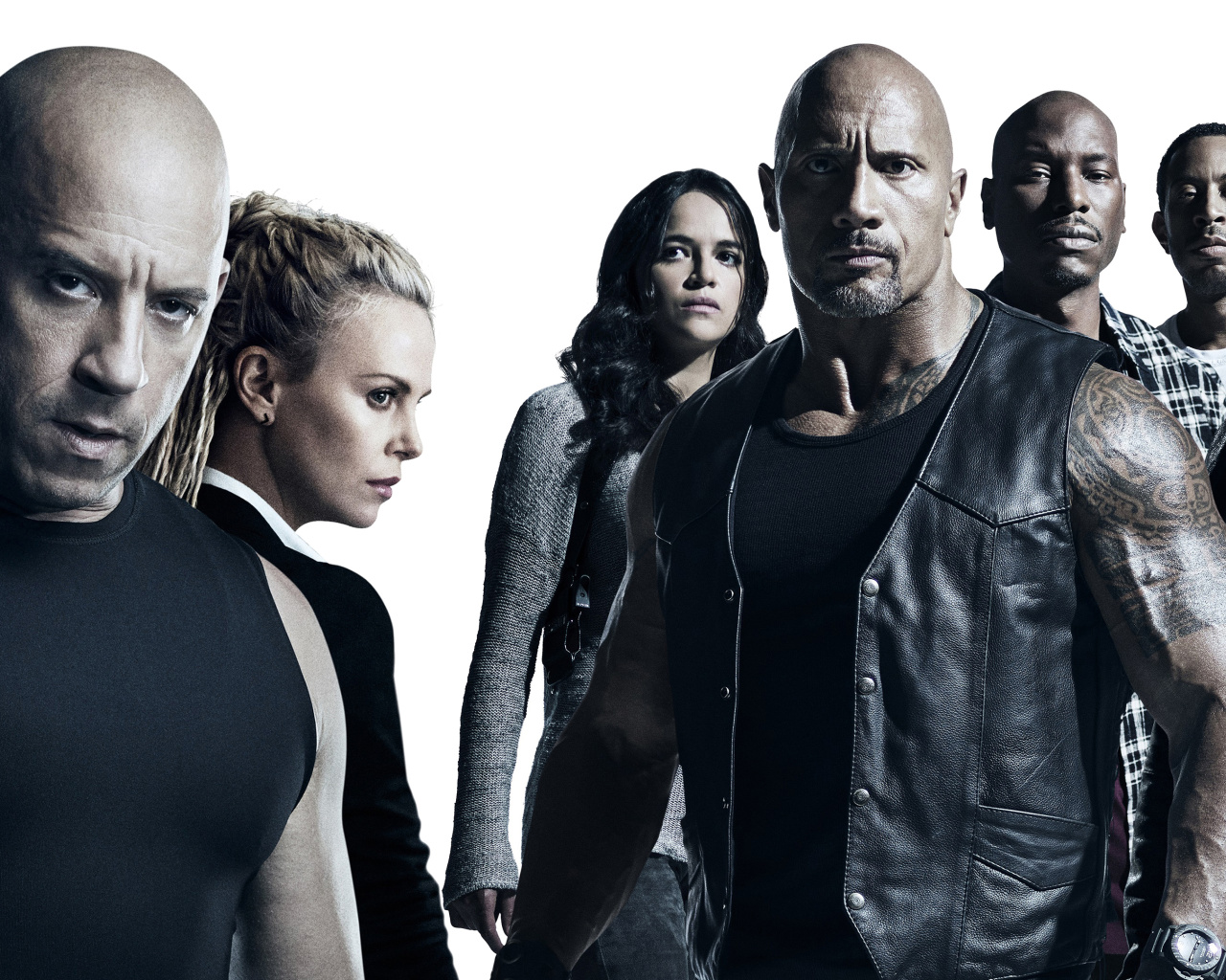 The Fate of the Furious Cast wallpaper 1280x1024