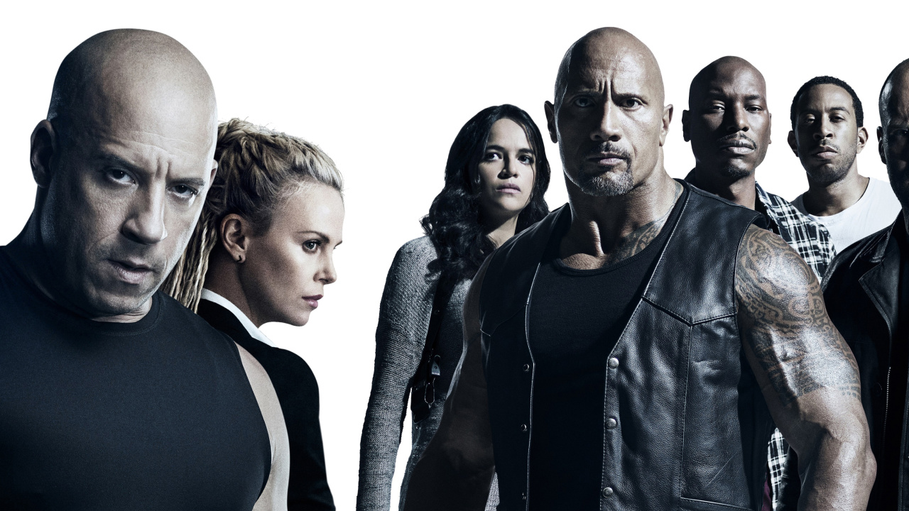The Fate of the Furious Cast wallpaper 1280x720