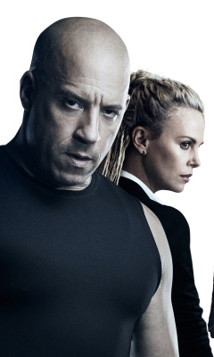 The Fate of the Furious Cast wallpaper 240x400