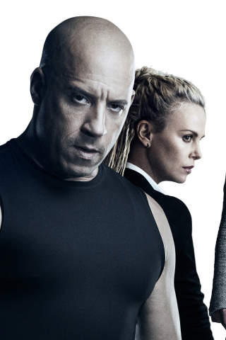 Обои The Fate of the Furious Cast 320x480