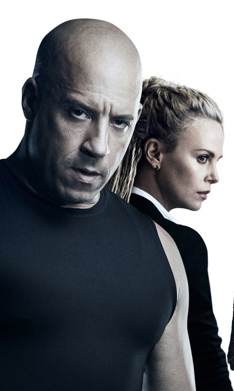 Обои The Fate of the Furious Cast 480x800