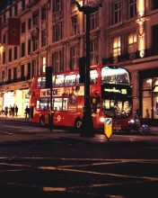 Обои London Bus 176x220
