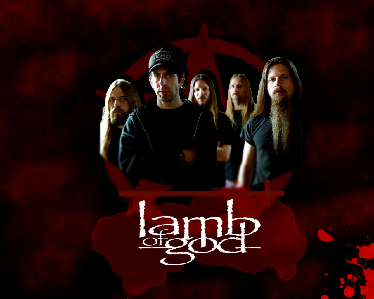 Screenshot №1 pro téma Lamb Of God 1280x1024