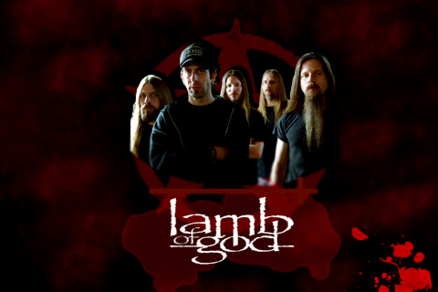 Fondo de pantalla Lamb Of God 480x320