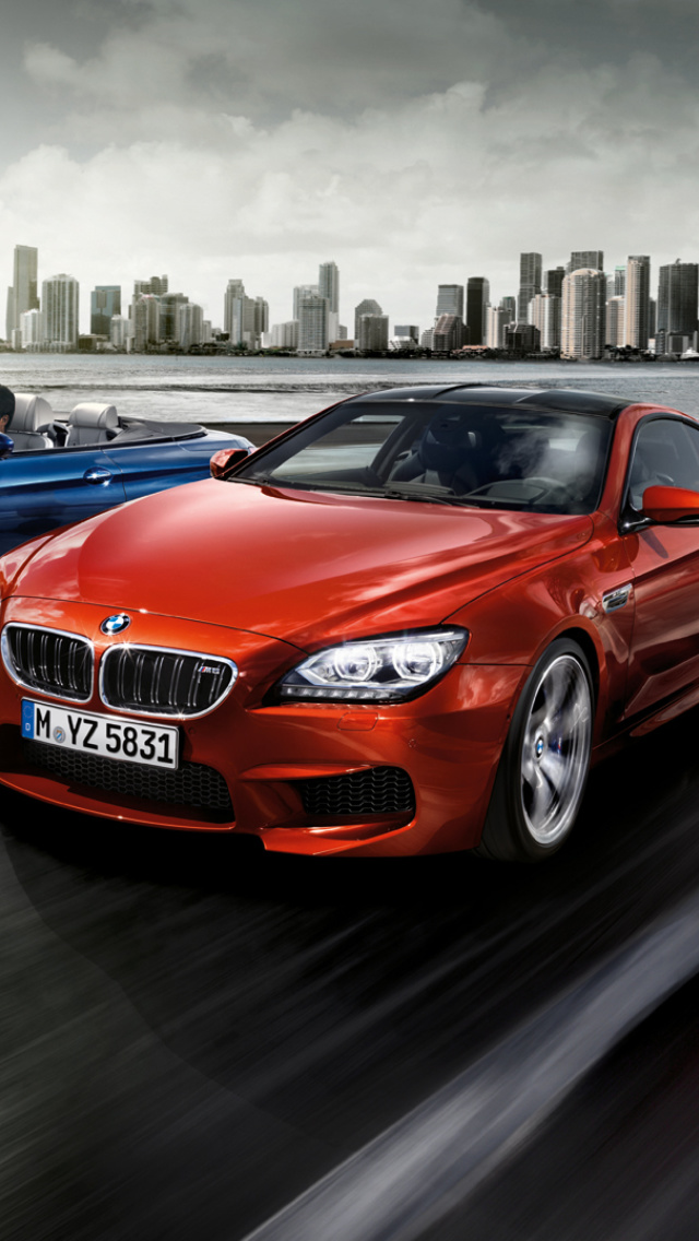 Fondo de pantalla BMW M6 Convertible 640x1136